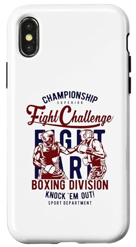 Boxen, MMA, Kampfsport, Retro-Design, Vintage-Stil Hülle für iPhone X/XS Boxen, MMA, Kampfsport, Retro-Design, Vintage-Stil Hülle für iPhone X/XS von Awesome Retro Boxing MMA Fighting Sports Designs