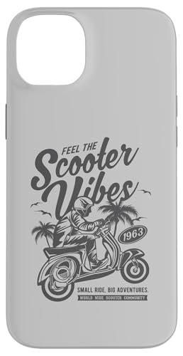 Feel The Scooter Vibes Roller-Design im Retro-Stil Hülle für iPhone 14 Plus von Awesome Retro Scooter Riders Designs and Souvenirs