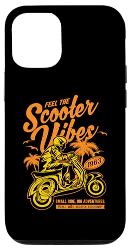 Feel The Scooter Vibes Roller-Vintage-Design im Retro-Stil Hülle für iPhone 12/12 Pro von Awesome Retro Scooter Riders Designs and Souvenirs