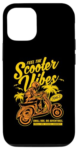 Feel The Scooter Vibes Roller-Vintage-Design im Retro-Stil Hülle für iPhone 12/12 Pro von Awesome Retro Scooter Riders Designs and Souvenirs