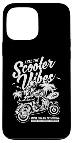 Feel The Scooter Vibes Roller-Vintage-Design im Retro-Stil Hülle für iPhone 13 Pro Max von Awesome Retro Scooter Riders Designs and Souvenirs