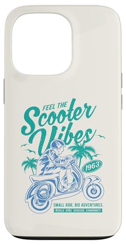 Feel The Scooter Vibes Roller-Vintage-Design im Retro-Stil Hülle für iPhone 13 Pro von Awesome Retro Scooter Riders Designs and Souvenirs