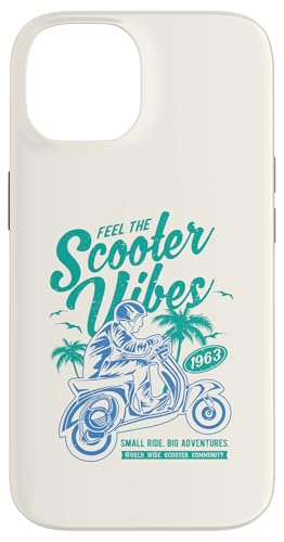 Feel The Scooter Vibes Roller-Vintage-Design im Retro-Stil Hülle für iPhone 14 von Awesome Retro Scooter Riders Designs and Souvenirs