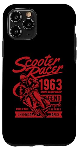 Scooter Racer Retro Vintage Used-Style Design Hülle für iPhone 11 Pro von Awesome Retro Scooter Riders Designs and Souvenirs