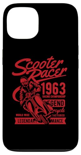 Scooter Racer Retro Vintage Used-Style Design Hülle für iPhone 13 von Awesome Retro Scooter Riders Designs and Souvenirs