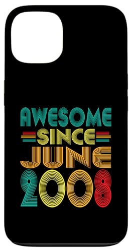 Fantastisch seit Juni 2008, 17. Geburtstag, lustiger Vintage-Stil Hülle für iPhone 13 Fantastisch seit Juni 2008, 17. Geburtstag, lustiger Vintage-Stil Hülle für iPhone 13 von Awesome Since June 2008 Years 17th Bday Tee