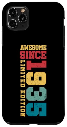 Fantastisch seit 1935, limitierte Auflage, Vintage-Stil, 90th Birthday Hülle für iPhone 11 Pro Max Fantastisch seit 1935, limitierte Auflage, Vintage-Stil, 90th Birthday Hülle für iPhone 11 Pro Max von Awesome Since Limited Edition Birthday Gifts by Mj