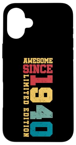 Fantastisch seit 1940, limitierte Auflage, Vintage-Stil, 85. Geburtstag Hülle für iPhone 16 Plus Fantastisch seit 1940, limitierte Auflage, Vintage-Stil, 85. Geburtstag Hülle für iPhone 16 Plus von Awesome Since Limited Edition Birthday Gifts by Mj