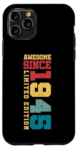 Fantastisch seit 1945, limitierte Auflage, Vintage-Stil, 80. Geburtstag Hülle für iPhone 11 Pro Fantastisch seit 1945, limitierte Auflage, Vintage-Stil, 80. Geburtstag Hülle für iPhone 11 Pro von Awesome Since Limited Edition Birthday Gifts by Mj