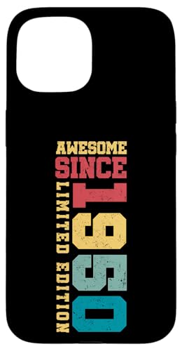 Fantastisch seit 1950, limitierte Auflage, Vintage-Stil, 75. Geburtstag Hülle für iPhone 15 Fantastisch seit 1950, limitierte Auflage, Vintage-Stil, 75. Geburtstag Hülle für iPhone 15 von Awesome Since Limited Edition Birthday Gifts by Mj
