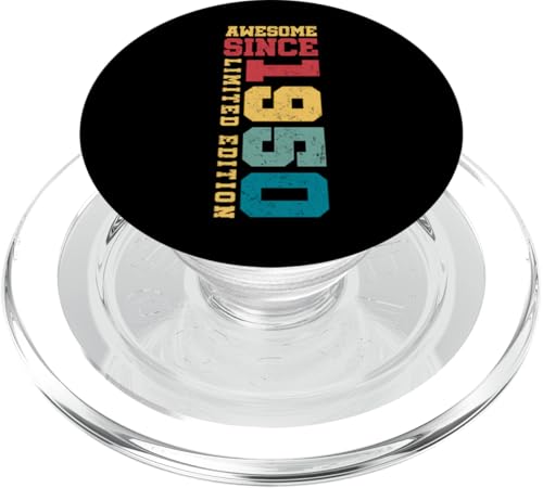 Fantastisch seit 1950, limitierte Auflage, Vintage-Stil, 75. Geburtstag PopSockets PopGrip für MagSafe Fantastisch seit 1950, limitierte Auflage, Vintage-Stil, 75. Geburtstag PopSockets PopGrip für MagSafe von Awesome Since Limited Edition Birthday Gifts by Mj