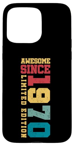 Fantastisch seit 1970, limitierte Auflage, Vintage-Look, 55. Geburtstag Hülle für iPhone 15 Pro Max Fantastisch seit 1970, limitierte Auflage, Vintage-Look, 55. Geburtstag Hülle für iPhone 15 Pro Max von Awesome Since Limited Edition Birthday Gifts by Mj