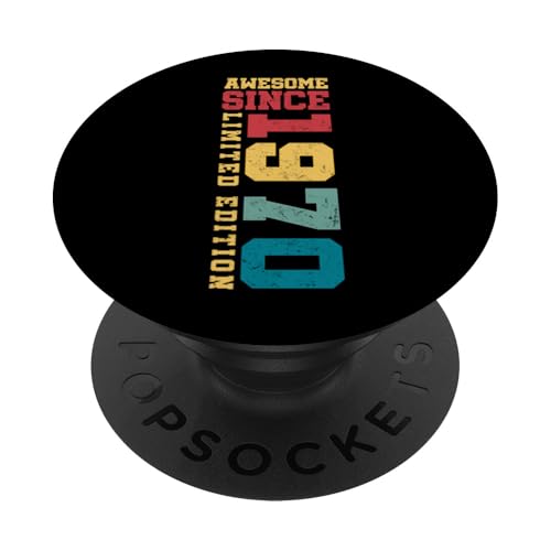 Fantastisch seit 1970, limitierte Auflage, Vintage-Look, 55. Geburtstag PopSockets Klebender PopGrip Fantastisch seit 1970, limitierte Auflage, Vintage-Look, 55. Geburtstag PopSockets Klebender PopGrip von Awesome Since Limited Edition Birthday Gifts by Mj