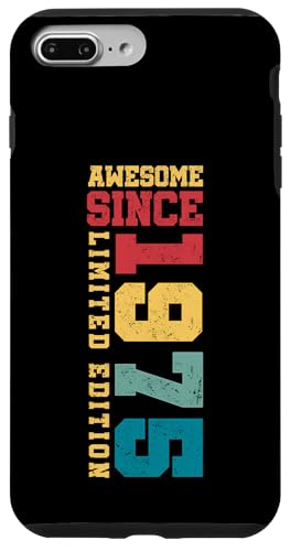 Fantastisch seit 1975, limitierte Auflage, Vintage-Stil, 50. Geburtstag Hülle für iPhone 7 Plus/8 Plus Fantastisch seit 1975, limitierte Auflage, Vintage-Stil, 50. Geburtstag Hülle für iPhone 7 Plus/8 Plus von Awesome Since Limited Edition Birthday Gifts by Mj