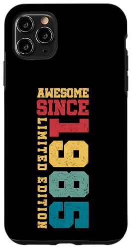 Fantastisch seit 1985, limitierte Auflage, Vintage-Stil, 40th Birthday Hülle für iPhone 11 Pro Max von Awesome Since Limited Edition Birthday Gifts by Mj