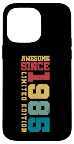 Fantastisch seit 1985, limitierte Auflage, Vintage-Stil, 40th Birthday Hülle für iPhone 14 Pro Max Fantastisch seit 1985, limitierte Auflage, Vintage-Stil, 40th Birthday Hülle für iPhone 14 Pro Max von Awesome Since Limited Edition Birthday Gifts by Mj