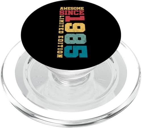 Fantastisch seit 1985, limitierte Auflage, Vintage-Stil, 40th Birthday PopSockets PopGrip für MagSafe Fantastisch seit 1985, limitierte Auflage, Vintage-Stil, 40th Birthday PopSockets PopGrip für MagSafe von Awesome Since Limited Edition Birthday Gifts by Mj