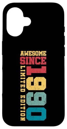 Fantastisch seit 1990, limitierte Auflage, Vintage-Stil, 35th Birthday Hülle für iPhone 16 Fantastisch seit 1990, limitierte Auflage, Vintage-Stil, 35th Birthday Hülle für iPhone 16 von Awesome Since Limited Edition Birthday Gifts by Mj