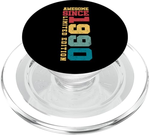 Fantastisch seit 1990, limitierte Auflage, Vintage-Stil, 35th Birthday PopSockets PopGrip für MagSafe Fantastisch seit 1990, limitierte Auflage, Vintage-Stil, 35th Birthday PopSockets PopGrip für MagSafe von Awesome Since Limited Edition Birthday Gifts by Mj