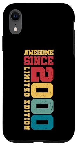 Fantastisch seit 2000, limitierte Auflage, Vintage-Stil, 25. Geburtstag Hülle für iPhone XR Fantastisch seit 2000, limitierte Auflage, Vintage-Stil, 25. Geburtstag Hülle für iPhone XR von Awesome Since Limited Edition Birthday Gifts by Mj