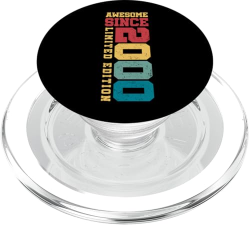 Fantastisch seit 2000, limitierte Auflage, Vintage-Stil, 25. Geburtstag PopSockets PopGrip für MagSafe Fantastisch seit 2000, limitierte Auflage, Vintage-Stil, 25. Geburtstag PopSockets PopGrip für MagSafe von Awesome Since Limited Edition Birthday Gifts by Mj