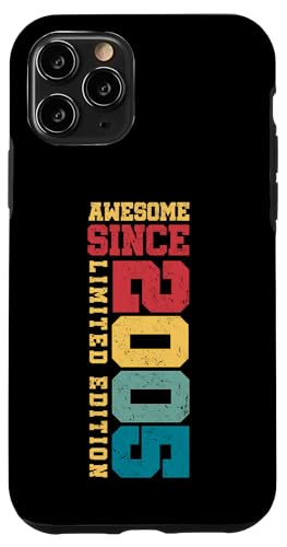 Fantastisch seit 2005, limitierte Auflage, Vintage 20th Birthday Hülle für iPhone 11 Pro von Awesome Since Limited Edition Birthday Gifts by Mj