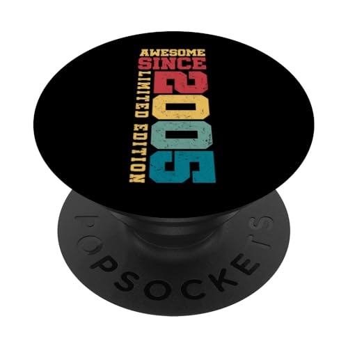 Fantastisch seit 2005, limitierte Auflage, Vintage 20th Birthday PopSockets Klebender PopGrip Fantastisch seit 2005, limitierte Auflage, Vintage 20th Birthday PopSockets Klebender PopGrip von Awesome Since Limited Edition Birthday Gifts by Mj