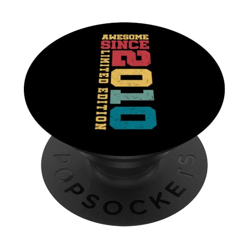 Fantastisch seit 2010, limitierte Auflage, Vintage-Stil, 15. Geburtstag PopSockets Klebender PopGrip Fantastisch seit 2010, limitierte Auflage, Vintage-Stil, 15. Geburtstag PopSockets Klebender PopGrip von Awesome Since Limited Edition Birthday Gifts by Mj