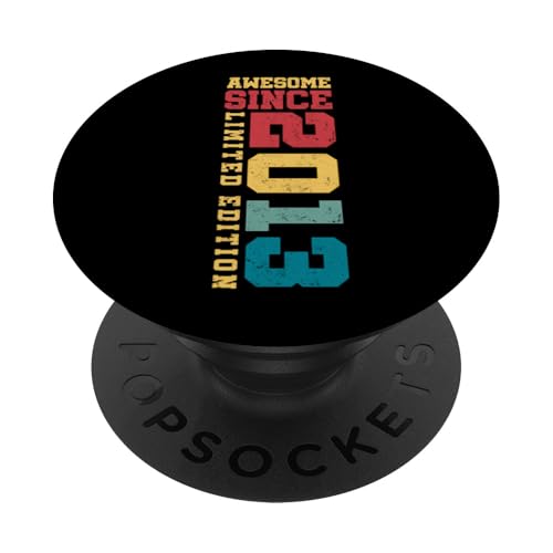 Fantastisch seit 2013, limitierte Auflage, Vintage, 12. Geburtstag PopSockets Klebender PopGrip Fantastisch seit 2013, limitierte Auflage, Vintage, 12. Geburtstag PopSockets Klebender PopGrip von Awesome Since Limited Edition Birthday Gifts by Mj