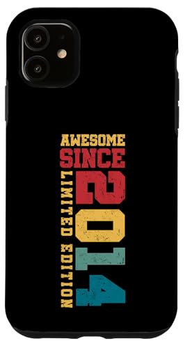 Fantastisch seit 2014, limitierte Auflage, Vintage-Look, 11. Geburtstag Hülle für iPhone 11 von Awesome Since Limited Edition Birthday Gifts by Mj