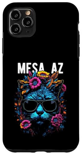 Mesa AZ USA Katze trägt Sonnenbrille und Blumen Design Hülle für iPhone 11 Pro Max Mesa AZ USA Katze trägt Sonnenbrille und Blumen Design Hülle für iPhone 11 Pro Max von Awesome Town of Mesa AZ USA Souvenirs Designs