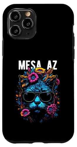 Mesa AZ USA Katze trägt Sonnenbrille und Blumen Design Hülle für iPhone 11 Pro Mesa AZ USA Katze trägt Sonnenbrille und Blumen Design Hülle für iPhone 11 Pro von Awesome Town of Mesa AZ USA Souvenirs Designs