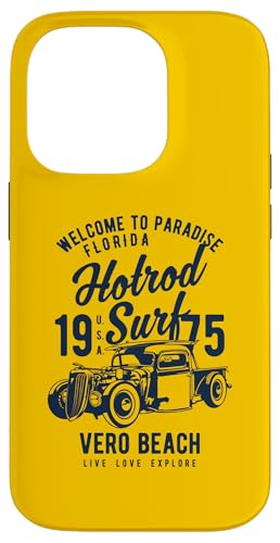 Vero Beach Florida Hotrod Surf-Design im Retro-Stil Hülle für iPhone 14 Pro Vero Beach Florida Hotrod Surf-Design im Retro-Stil Hülle für iPhone 14 Pro von Awesome Vero Beach Florida Souvenirs and Designs