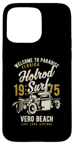 Vero Beach Florida Hotrod Surf-Design im Retro-Stil Hülle für iPhone 15 Pro Max Vero Beach Florida Hotrod Surf-Design im Retro-Stil Hülle für iPhone 15 Pro Max von Awesome Vero Beach Florida Souvenirs and Designs