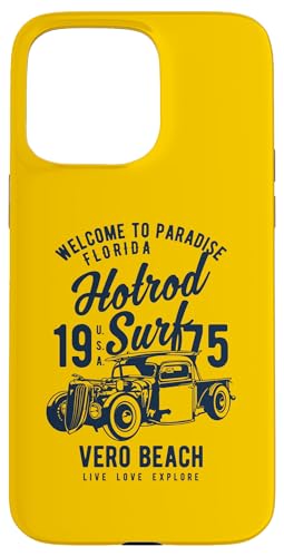 Vero Beach Florida Hotrod Surf-Design im Retro-Stil Hülle für iPhone 15 Pro Max Vero Beach Florida Hotrod Surf-Design im Retro-Stil Hülle für iPhone 15 Pro Max von Awesome Vero Beach Florida Souvenirs and Designs