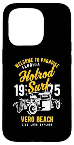 Vero Beach Florida Hotrod Surf-Design im Retro-Stil Hülle für iPhone 15 Pro Vero Beach Florida Hotrod Surf-Design im Retro-Stil Hülle für iPhone 15 Pro von Awesome Vero Beach Florida Souvenirs and Designs