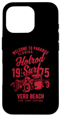 Vero Beach Florida Hotrod Surf-Design im Retro-Stil Hülle für iPhone 16 Pro Vero Beach Florida Hotrod Surf-Design im Retro-Stil Hülle für iPhone 16 Pro von Awesome Vero Beach Florida Souvenirs and Designs