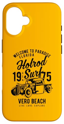 Vero Beach Florida Hotrod Surf-Design im Retro-Stil Hülle für iPhone 16 Vero Beach Florida Hotrod Surf-Design im Retro-Stil Hülle für iPhone 16 von Awesome Vero Beach Florida Souvenirs and Designs