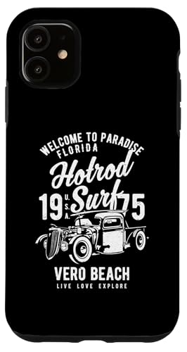 Vero Beach Florida Retro-Hotrod Surf-Design im Used-Look Hülle für iPhone 11 Vero Beach Florida Retro-Hotrod Surf-Design im Used-Look Hülle für iPhone 11 von Awesome Vero Beach Florida Souvenirs and Designs