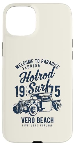 Vero Beach Florida Retro-Hotrod Surf-Design im Used-Look Hülle für iPhone 15 Plus Vero Beach Florida Retro-Hotrod Surf-Design im Used-Look Hülle für iPhone 15 Plus von Awesome Vero Beach Florida Souvenirs and Designs