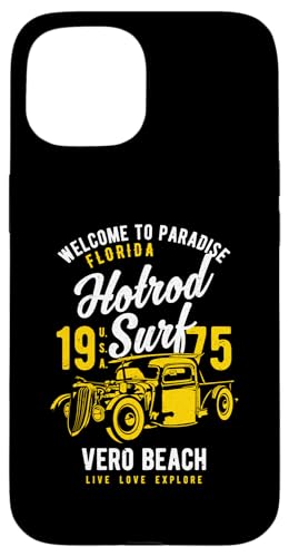 Vero Beach Florida Retro-Hotrod Surf-Design im Used-Look Hülle für iPhone 15 Vero Beach Florida Retro-Hotrod Surf-Design im Used-Look Hülle für iPhone 15 von Awesome Vero Beach Florida Souvenirs and Designs