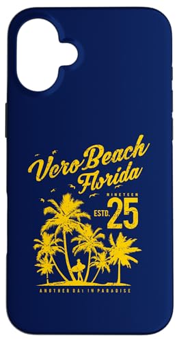 Vero Beach Florida Souvenir im Vintage-Stil, Retro-Design, Used-Design Hülle für iPhone 16 Plus Vero Beach Florida Souvenir im Vintage-Stil, Retro-Design, Used-Design Hülle für iPhone 16 Plus von Awesome Vero Beach Florida Souvenirs and Designs
