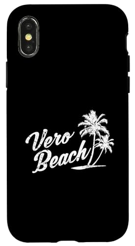 Vero Beach Florida Souvenir im Vintage-Stil, Retro-Design, Used-Design Hülle für iPhone X/XS Vero Beach Florida Souvenir im Vintage-Stil, Retro-Design, Used-Design Hülle für iPhone X/XS von Awesome Vero Beach Florida Souvenirs and Designs