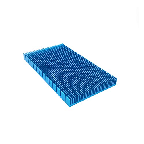 Awxlumv Großer Kühlkörper, 150 x 85 x 12 mm, blauer Farbton, Kühlrippen, Kühlrippen, Board-Heizkörper für Leiterplatte, LED-Motherboard von Awxlumv
