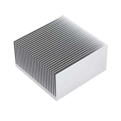 Awxlumv Kühlkörper für IC-Modul, Computer, LED-Verstärker, Transistor, Halbleitergeräte, 69 mm x 36 mm Silber silber 69mm*69mm*36mm von Awxlumv