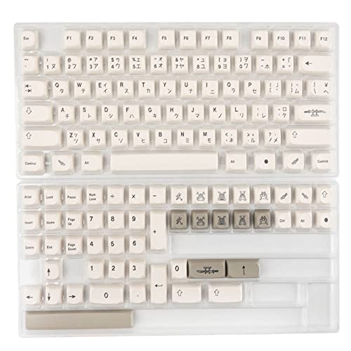 126 japanische Tasten, PBT-Farbsublimationsprofil-Tastenkappen für mechanische Tastatur, MX-Switch, GK61, 64, 84, Layout, Pbt Dye Sublimation, Tastenkappen von Awydky