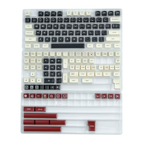 160 Tasten, Tastenkappen, Profil-Tastenkappen, Doppelschuss, PBT-Tastenkappen für mechanische Tastatur, DIY, für K500 Keycap Kit von Awydky