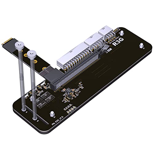 Awydky 25 cm 50 cm R43SG/R43SGTU M.2 M-Key NVMe Externer Grafikkartenständer Halterung mit PCIe3.0X4-Kabel 32 Gbit/s Grafikkartenständer Unterstützung von Awydky