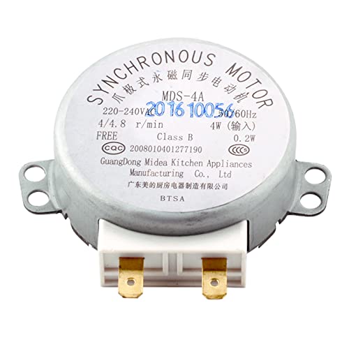 Mikrowellenofen Synchronmotor Tray Motor MDS-4A für Mikrowellenofen Motorteile Zubehör 220-240V Plattenspieler Motor Kupplung für Mikrowellen von Awydky