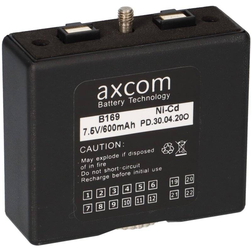 7,5V 0,6Ah Akku AEG Teleport K/Bosch HFG89/HFG169/459 FuG11b von Axcom